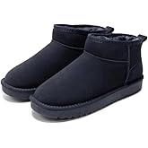 Project Cloud 100% Genuine Leather Ankle Boots for Women - Water Resistant with Memory Foam Insole Winter Boots for Women - Trending Shoes & Comfortable Women's Ankle Boots (Hippy)