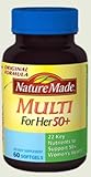 Nature Made Multi 50+ For Her 60 Liquid Softgels (Pack of 2)