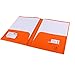 Eagle Plastic Pocket Folder, Heavy Duty with 2 Pockets, Letter Size, Assorted Colors, Pack of 6 (2-Pocket Folder)