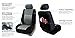 FH Group Universal Car Seat Covers Full Set for SUV Truck Sedan Vans | 3D Textured Breathable Fabric Seat Cover Set with Airbag Compatible Split Bench Protector Interior Upgrade - Gray