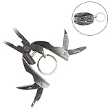 AceCamp 6-in-1 Ellipse Multi-Tool Keychain, Oval