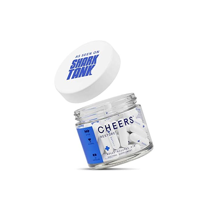 Cheers Restore Capsules with Dihydromyricetin (DHM), (18 Count) - Reduces GABAa Rebound. A Flavonoid Supplement with…