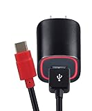 New Fast Rapid Wall Charger for Samsung Galaxy S8 S8+ Motorola Droid Z, Z Force, Z Play / LG G5 G6 V20 / Pixel - Durable Dependable STRONG CHARGERS - Retail Packaging Red LED