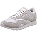 Reebok womens Classic Nylon Sneaker, Classic White/Light Grey, 7.5 US