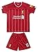 GamesDur Liverpool Mo Salah #11 Home Red Kids Soccer Jersey Set Shirt Short Socks Youth Sizes (Home (New 2019/2020), 10-11 Years)