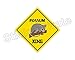 StickerPirate Possum Crossing Funny Metal Novelty Sign Aluminum
