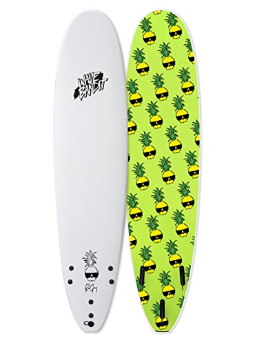 Wave Bandit Ben Gravy Pro EZ Rider Surfboard, White, 9'0