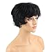 Dreambeauty Brazilian Full Human Hair Short Wigs for Black Women Pretty Wave Natural Black Color