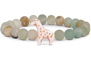 Fahlo Giraffe Tracking Bracelet – Track a Real Giraffe’s Journey – Supports Wildlife Conservation – Elastic, One Size Fits Most – on Interactive Mobile App Map – Unisex Conservation Gift