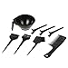Walmeck 8pcs Hair Dyeing Tool Hair Coloring Kit Salon Dyeing Brush Comb Bowl Sectioning Clips Set Black Hairdressing Tool