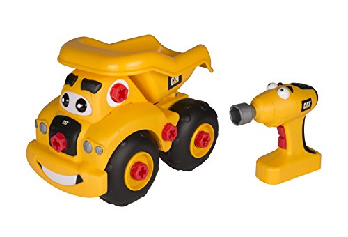 Toy State Caterpillar CAT Buildin' Crew Take-A-Part Buddies Haulin' Harry Dump Truck Light & Sound Vehicle