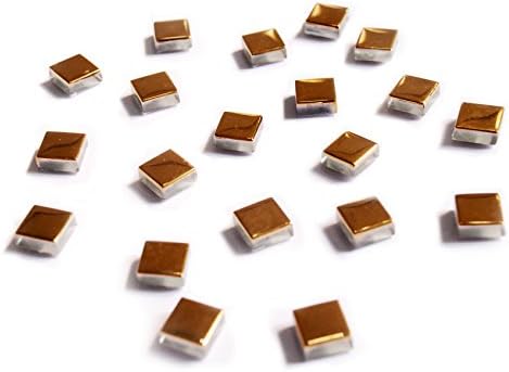 Metalic Gold Color Set Of 20 Pcs Refrigerator Magnets, Fridge Magnets, Glass Magnets, Whiteboard Magnets, Office Magnets for Magnetic Whiteboard, Calendar Magnets, Map Magnets