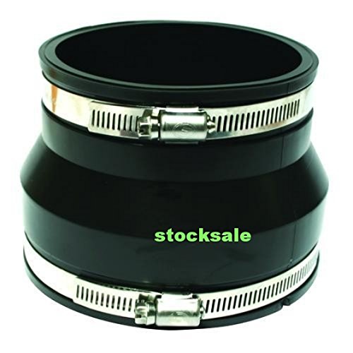 110mm Underground Drainage Adapter Clay to Plastic 133-112mm