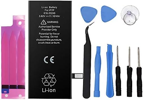 2900mAh Battery for iPhone 7 Plus 7plus Replacement with Complete Repair Tools Kit and Battery Sticker [Not for iPhone 7]