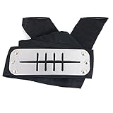 Coz' Place Black Naruto Logo Metal Plated Headband/Forehead Protector Cosplay Accessories for Naruto Fans (Rogue Ninja - Amegakure/Pain)