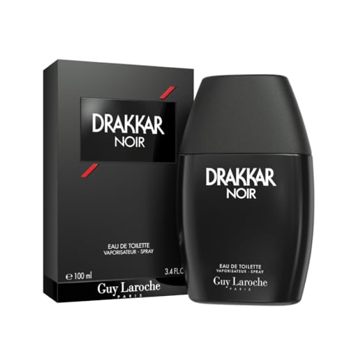 Eau de toilette Guy Laroche Drakkar Noir, vaporisateur pour homme, 100 ml, après-rasage, produit officiellement autorisé
