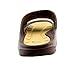 Kaiback Shower Shoes Men - Brown Waterproof Slide Sandals Rubber Non-Slip Bathroom College Dorm Indoor House Beach Shower Slippers (10/11)