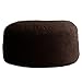 Big Joe This Bean Bag Chair, Large, Black Onyx Comfort Suede