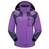 Diamond Candy Sportswear Women's Hooded Softshell Raincoat Waterproof Jacket