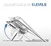 Adjustable Laptop Stand, Lightweight Portable Aluminum Ergonomic Ventilated Foldable Laptop Riser for Laptop MacBook Pro/Air, HP, Dell, Lenovo, Samsung, Acer, Huawei MateBookthumb 2