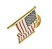 TONOS Exquisite American Flag Pin - Stars and Stripes Lapel Pin