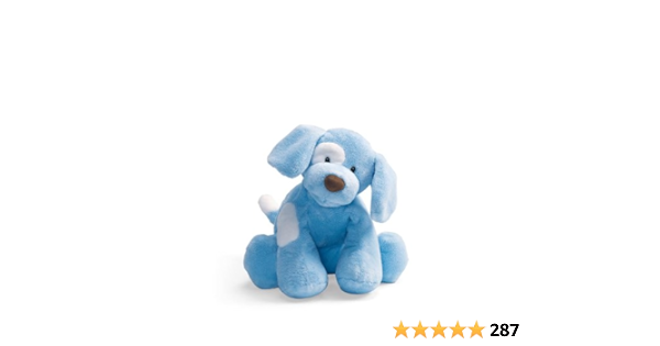 blue plush dog