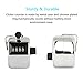 MEZOOM 4 Pack Hand Tally Counters 4 Digit Display Metal Mechanical Clicker Lap Counter with Lanyard and Finger Ring for Sport Stadium Coach Referees School Event