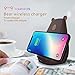 JUBECO Wireless Charger Stand,Bear Bionic Design, Compatible with iPhone XR/XS Max/XS/X / 8/8 Plus, Samsung Galaxy S10/S10+/S10e/S9/S9+/S8/S8+/S7/Note 8/Note9 and More