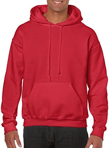 Heavy Blend Hooded Sweatshirt - 8 Oz. 50/50 Cotton Polyester Hoodie, Double-Lined Hood, Pouch Pocket (Gold, Large)
