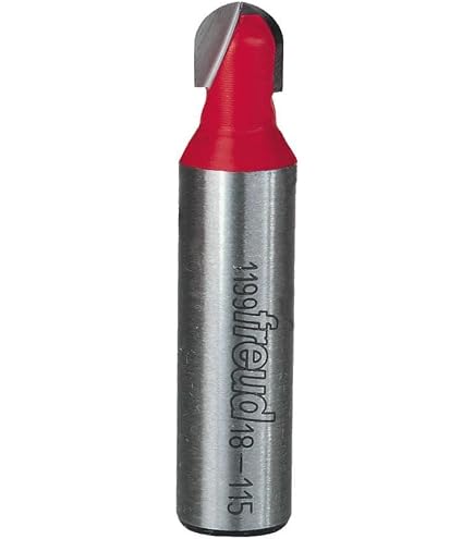 Freud Round Nose Router Bit - 5/8" Diameter, 5/16" Radius For Fluting, Millwork & Sign Making