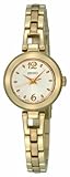 Seiko Women's SXGN80P1 Silver Dial Gold-Tone Stainless Steel Watch