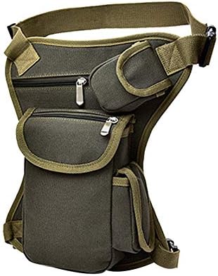 Groupcow Motorcycle Riding Outdoor Canvas Waist Pack Drop Leg Bag
