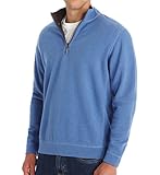 Tommy Bahama Flip Side Twill Half Zip Sweater