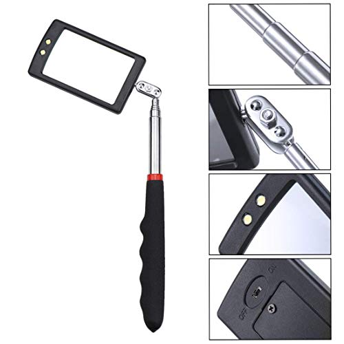 image for UTSAUTO Pick-Up Tool Set 3 Pcs Magnetic Pick-Up Grabber Tool with LED 