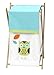 Sweet Jojo Designs Baby/Kids Clothes Laundry Hamper for Turquoise and Lime Hooty Owl Bedding