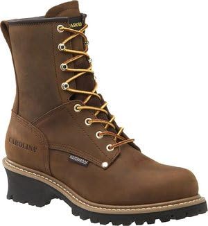 Carolina Elm Waterproof Plain Toe Logger CA8821