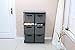 Homebi 6-Drawer Storage Chest Shelf Unit Storage Cabinet Multi-Bin Organizer with Removable Non-Woven Fabric Bins in Grey,25
