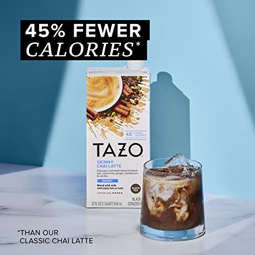 TAZO SKINNY CHAI TEA LATTE CONCENTRATE, 32 FZ
