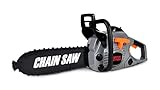 Maxx Action Power Tools Toy Chainsaw with Removable Battery Pack, Rotating Chain and Realistic Sounds