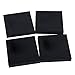 Eagle Sticky Notes, 3”x 3”, Color Self-Stick Note Pads, 4 Pads, Adhesive Note Pads for Office, School and Home Use, 100 Sheets/Pad (Black)