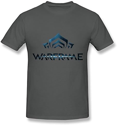 CaiTian Men's Video Game Warframe Logo T-Shirt - Style Tshirts DeepHeather US Size XL