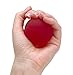 THERABAND Hand Exerciser, Ball For Hand, Wrist, Finger, Forearm, Grip Strengthening & Therapy, Squeeze Ball to Increase Hand Flexibility & Relieve Joint Pain, Red, Soft, Beginner