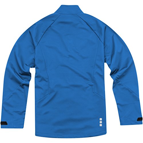 Elevate Mens Kaputar Softshell Jacket (L) (Solid Black) - Thumbnail 4
