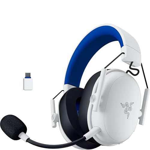 Razer BlackShark V3 X HyperSpeed PlayStation - Kabelloses E-Sport Gaming Headset - Ultra leicht 270 g - Triforce 50mm Treiber - Abnehmbares Mikrofon - HyperSpee
