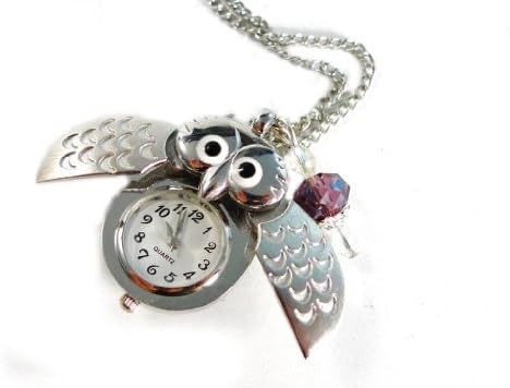 Owl Pocket Watch - Glamour Owl [Jewelry]