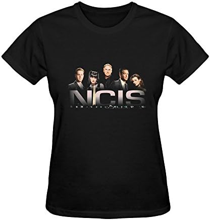 CAIZI Women's NCIS T-shirt Black Small