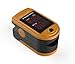 Santamedical Generation 2 Fingertip Pulse Oximeter Oximetry Blood Oxygen Saturation Monitor with carrying case, batteries and lanyard - Orange