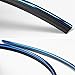 WICHEMI Car Interior Motor Exterior Decoration Moulding Trim Strip Line Sticker DIY Automobile Air Outlet Dashboard Decoration 3D Car Styling Molding Strip 5 Meters Blue