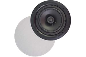 AMX AS-32 6.5'' 2-Way in-Ceiling Speakers 60 Watts 8 Ohms Sold As A Pair White Frameless