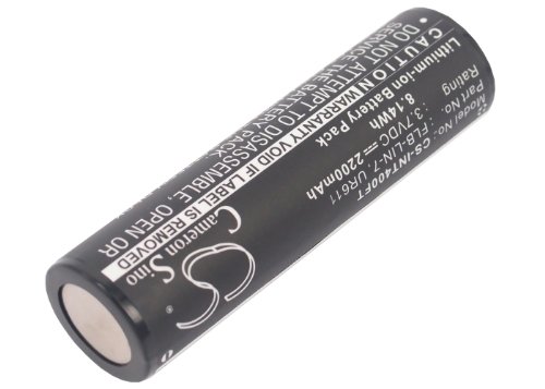 Replacement Battery 2200mAh/8.14Wh Rechargeable Battery for Inova T4 Lights